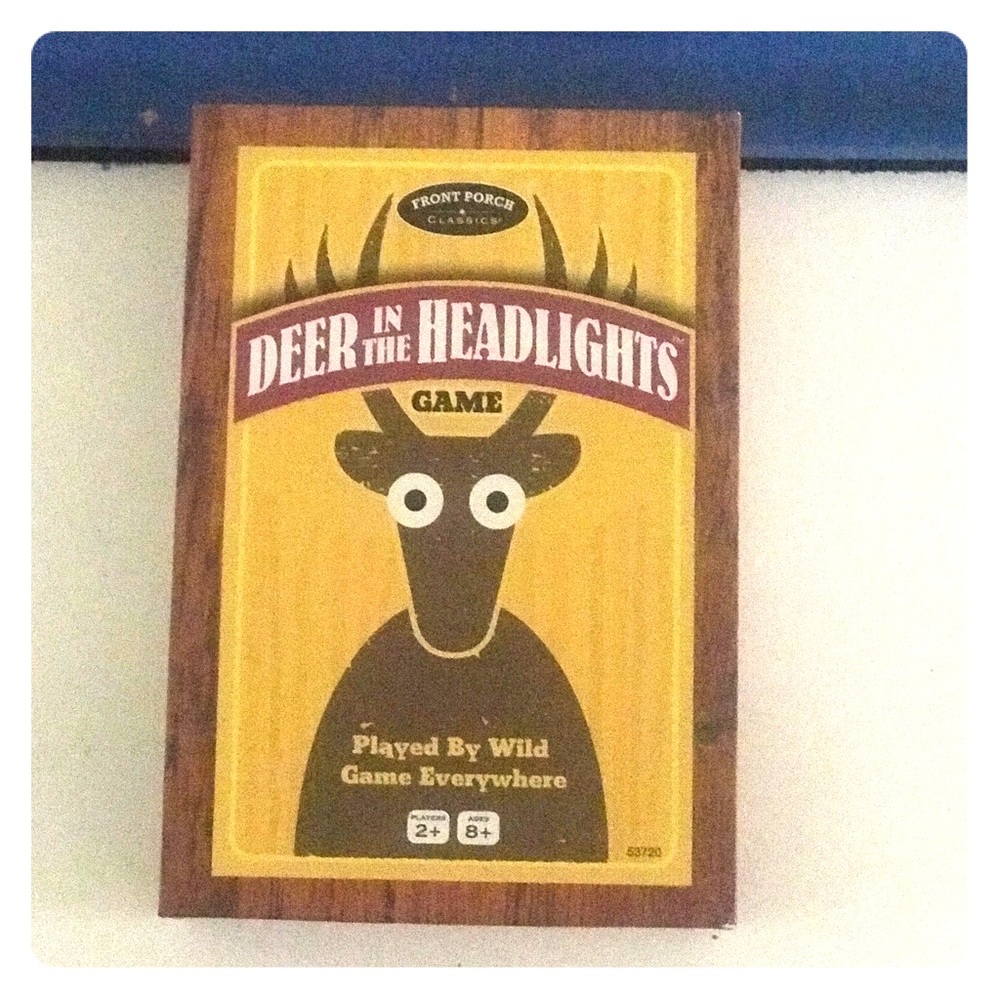 Game.Deer in the Headlights. Family dice game.